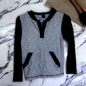 long sleeve boy hooded shirt